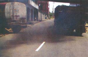 Air-pollution by vehicular traffic in Jowai