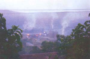 Air-pollution by industrial units in Industrial areas