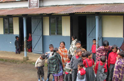 Umtngew Presbyterian L.P. School Field Inspection of SSA Schemes on 23rd May, 2008.