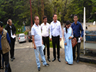 SDRC members at Greater Shillong Water Supply Scheme (GSWSS) Reservoir 4th Mile, East Khasi Hills District - dated 21-06-2017